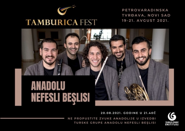 Anadolu Nefesli Beşlisi 14. Tamburica Fest’te